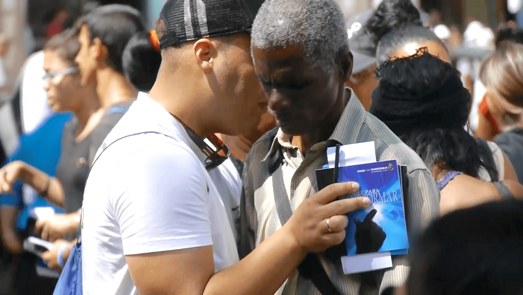 Cuba IRRTV Gospel book Pray on street-min