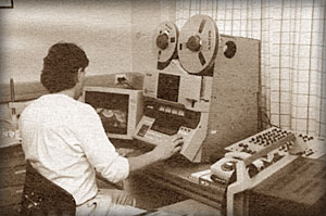 Hannu's brother, John, in 1987 editing the first 7 "Super Book" episodes of the 52-part series that was aired to nearly 300 million people in the Soviet Union over the largest National TV network. This was called the miracle of the century.